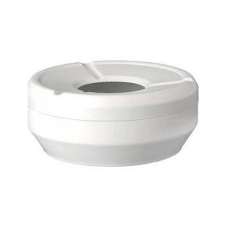 Ashtray black melamine Ø 10 cm