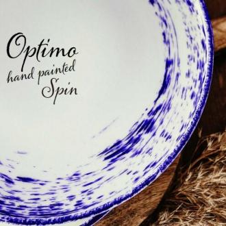 Чиния плоска без борд 26 см Optimo Spin Gray
