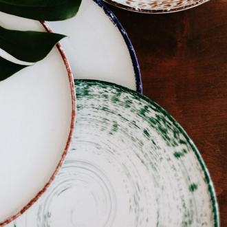 Чиния плоска без борд 20 см Optimo Spin Gray