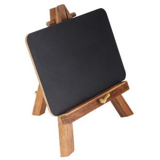 Дървена стойка с табелка  10x13,5х19см/ сет 2бр