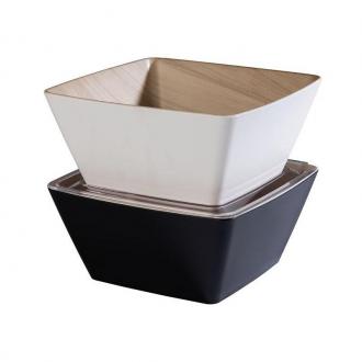 Купа меламин бяла/беж25x 25х12 