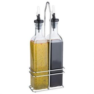 Оливерник 2-ка метален със стойка 500 ml 